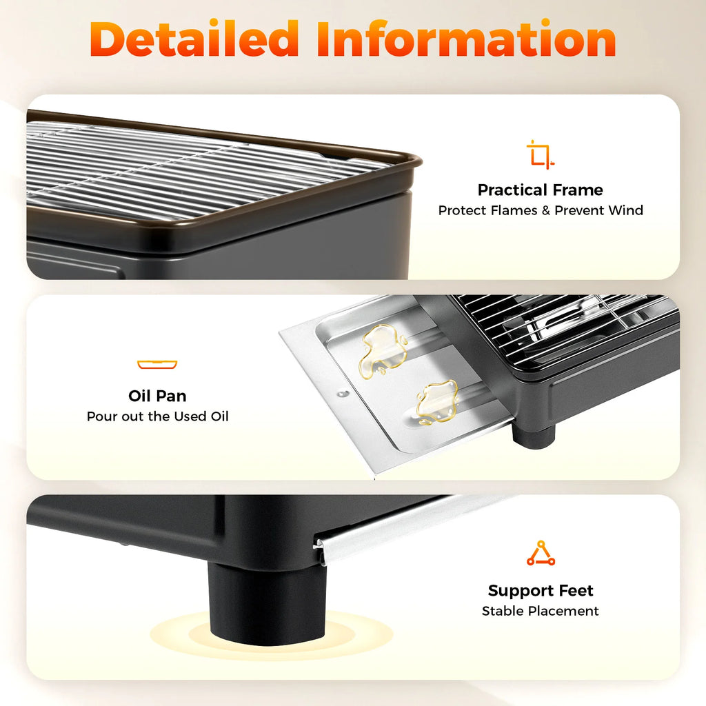 Portable Camping Grill Gas Stove Butane
