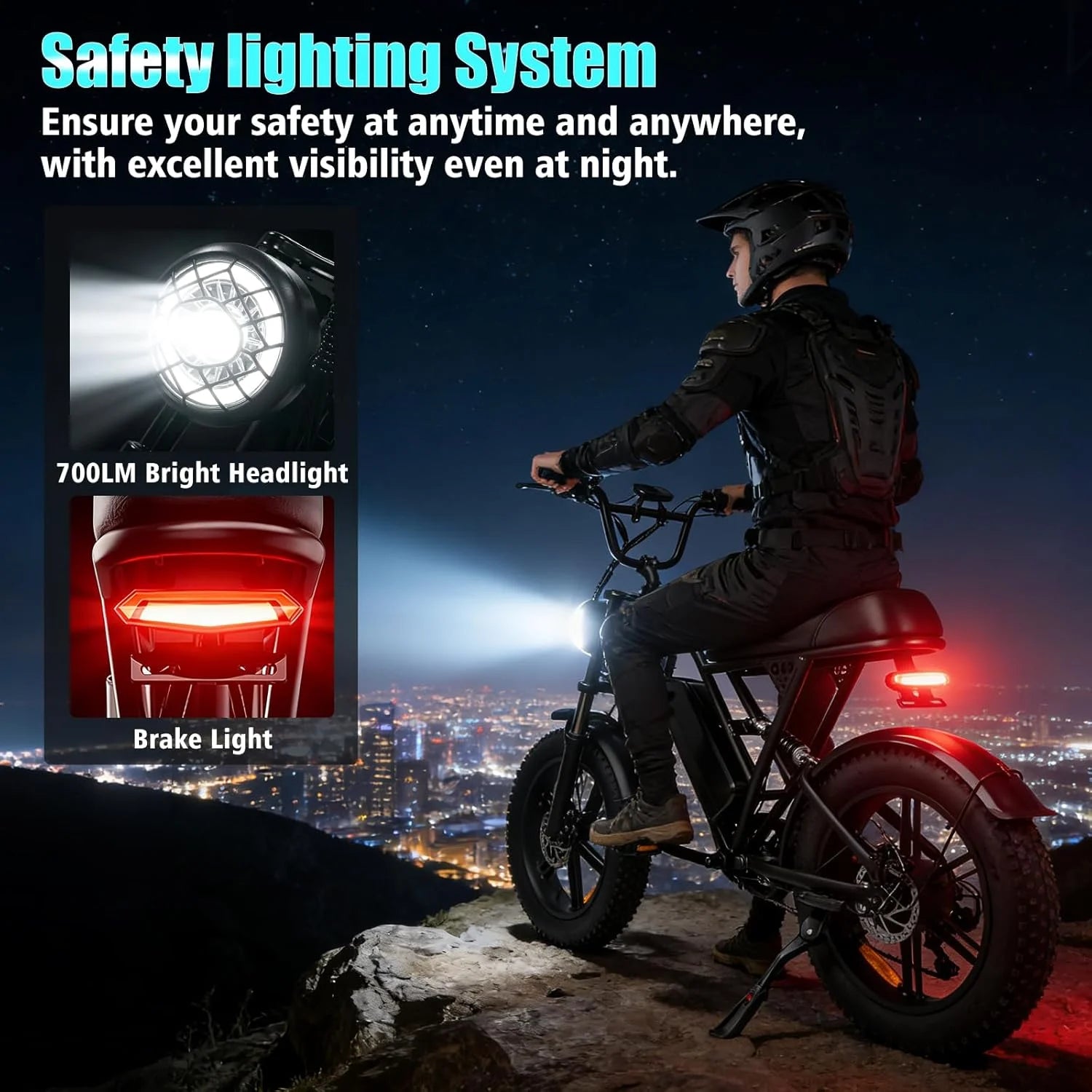 Brushless Motor Electric Bicycle  Off-road Mountain E-bike