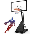 44-52 Inch Tempered Glass Backboard Basketball Hoop
