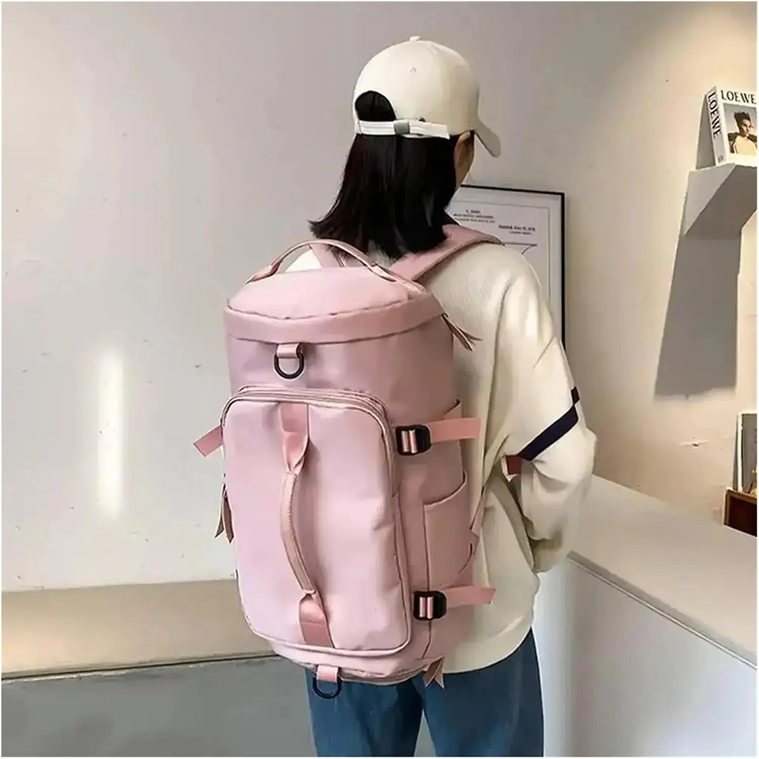 Large Waterproof Travel Duffel Bag for Women