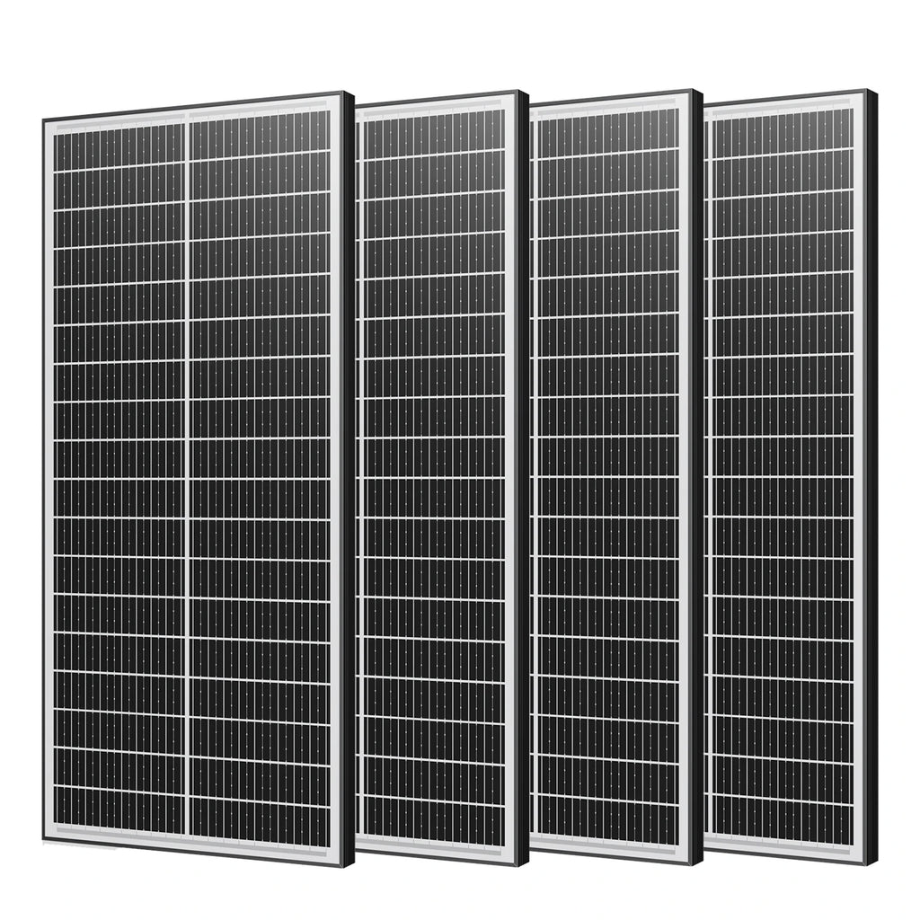 12V 400W/200W/100W Bifacial Solar Panel  Rooftop Camping
