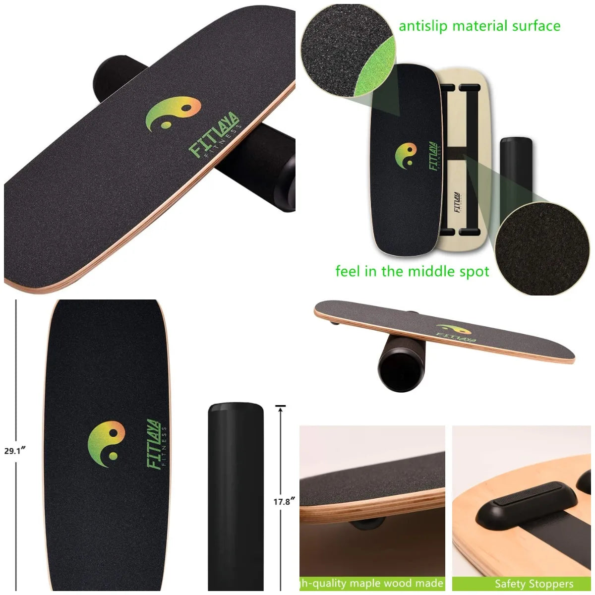 Balance Board Trainer Wooden Training Equipment