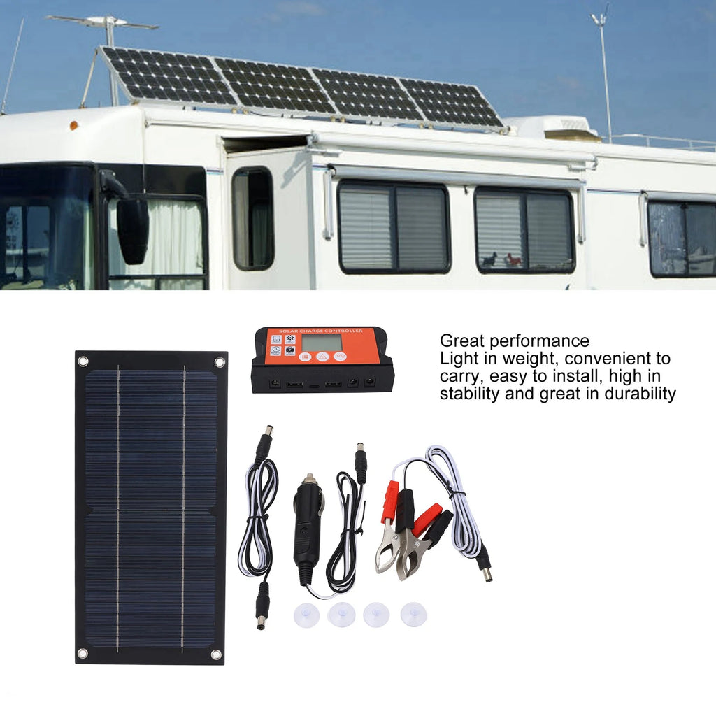Portable 600W Solar Panel Kit Outdoor Camping