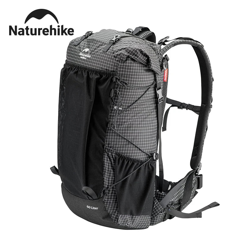 Outdoor Mountain Backpack 60+5L Waterproof  With Rain Cover