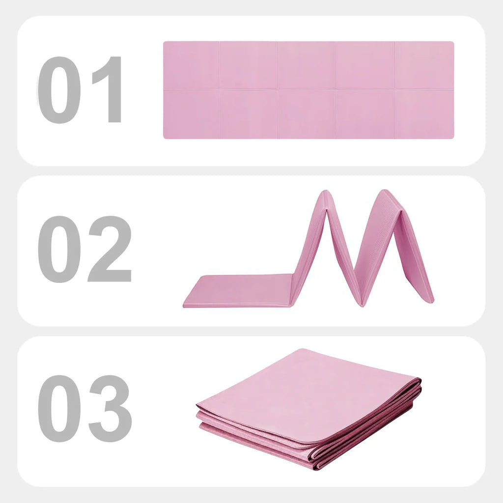Non Slip Yoga Pad Travel Fitness Exercise