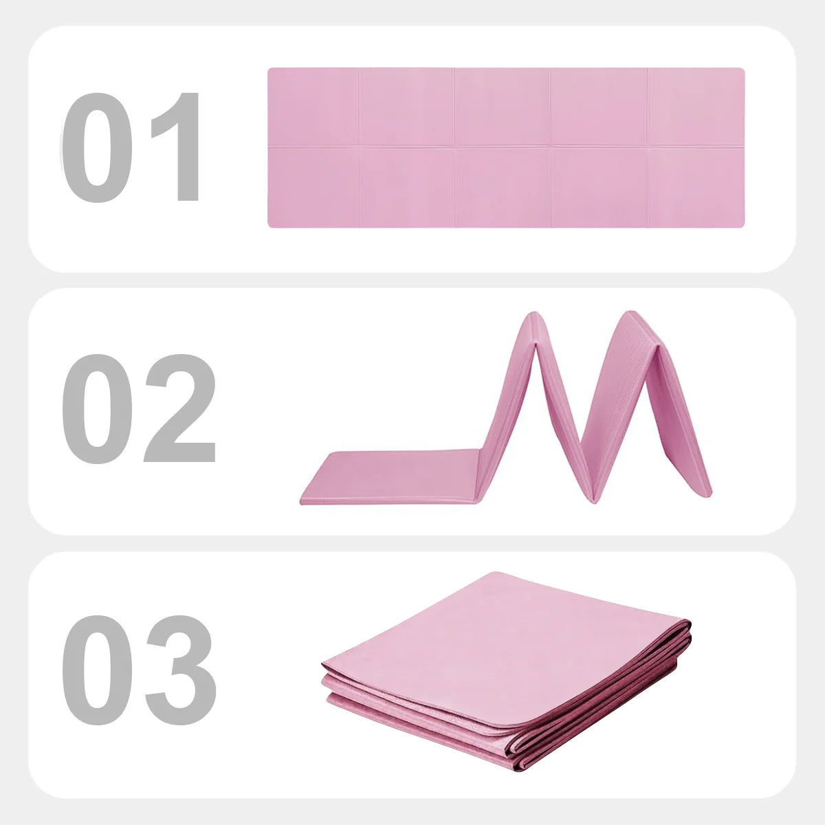 Non Slip Yoga Pad Travel Fitness Exercise