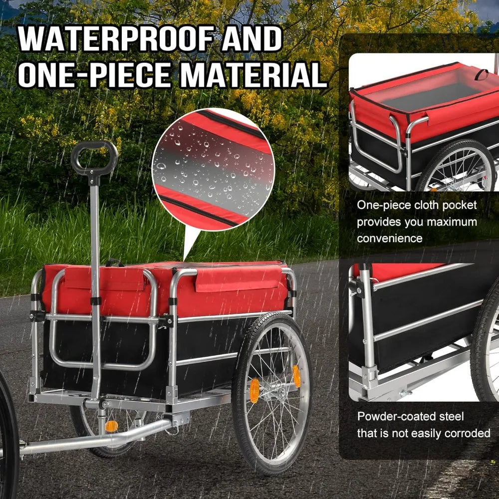 Bicycle Wagon Folding Groceries Hauler