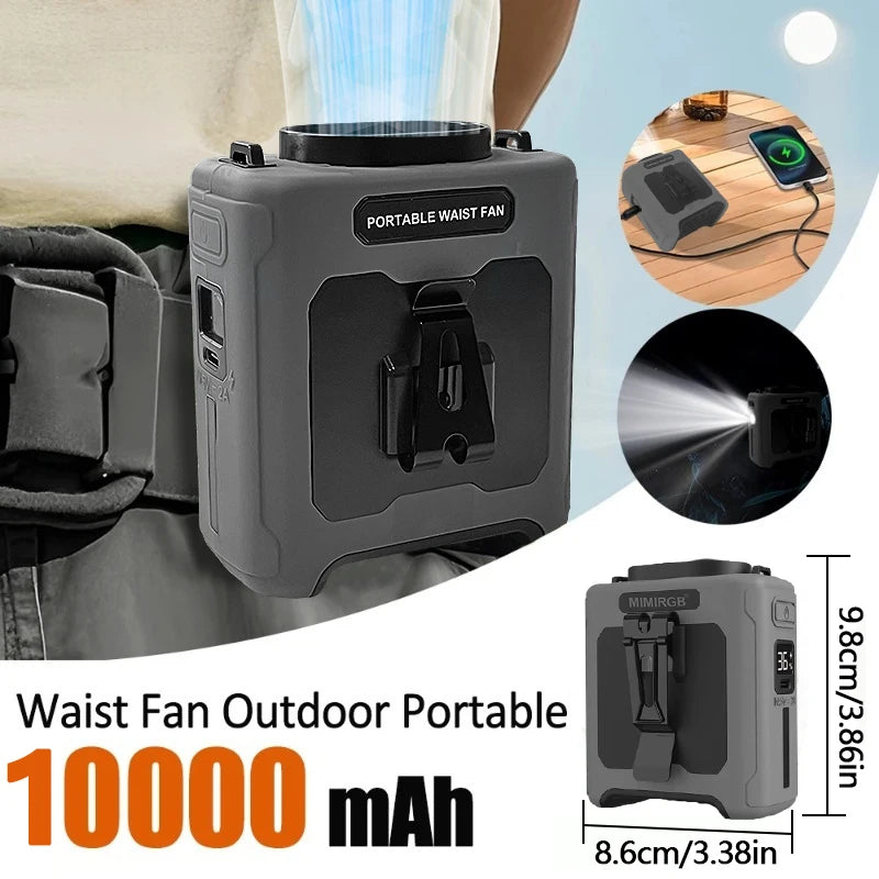 10000mAh Portable Neck Fan