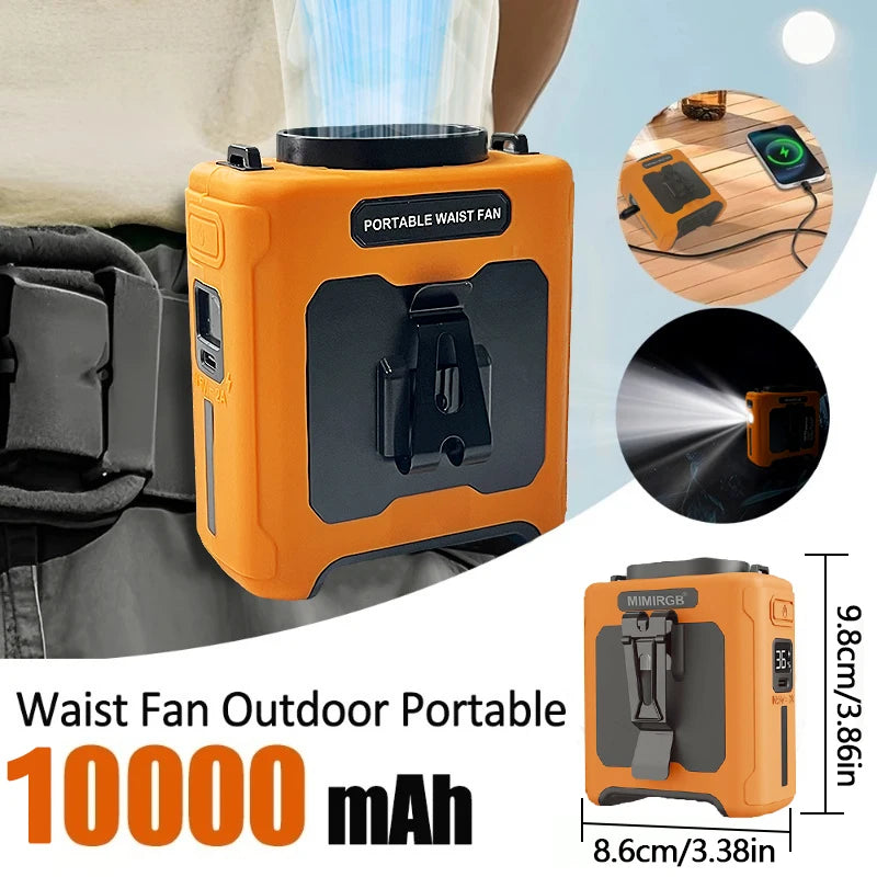 10000mAh Portable Neck Fan