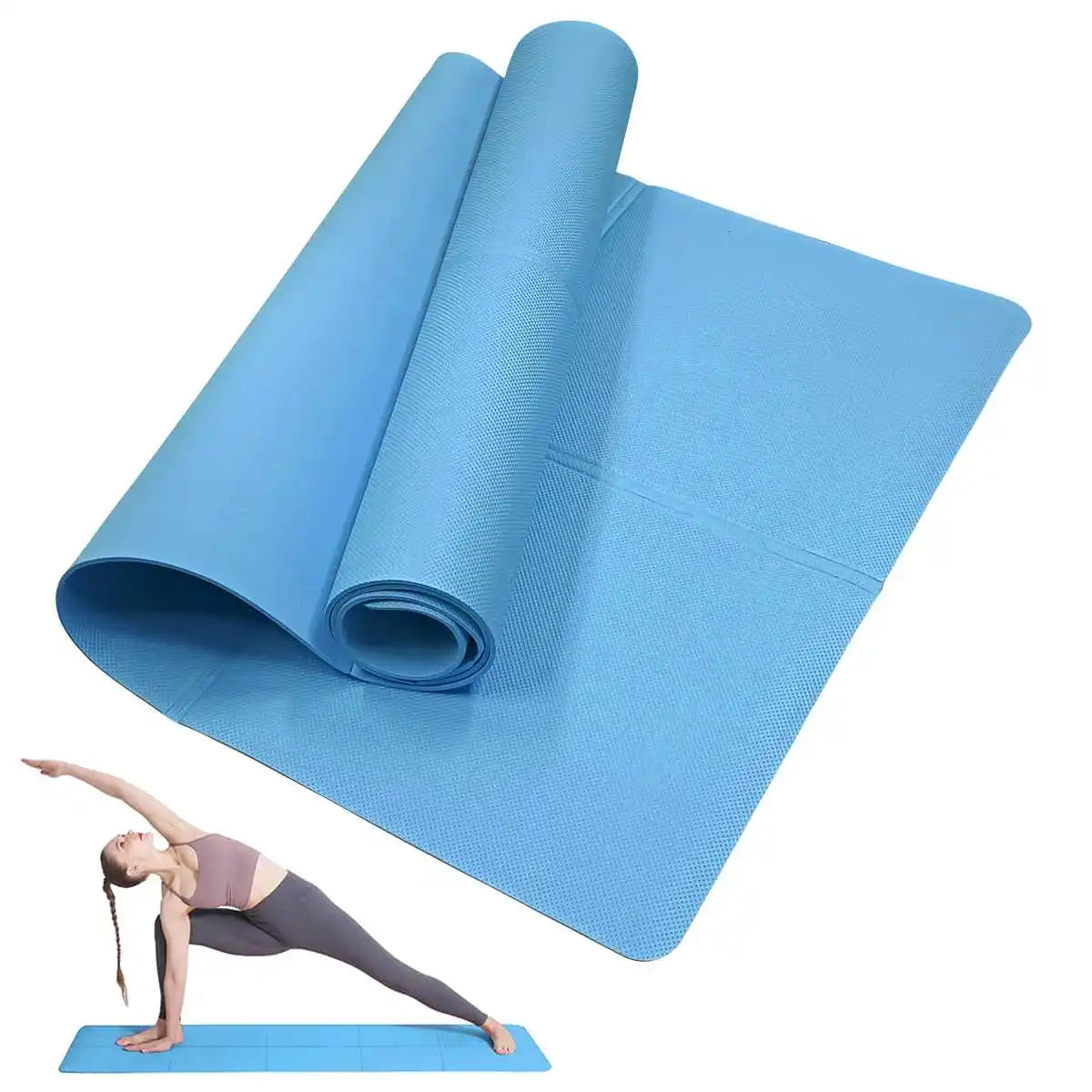 Non Slip Yoga Pad Travel Fitness Exercise