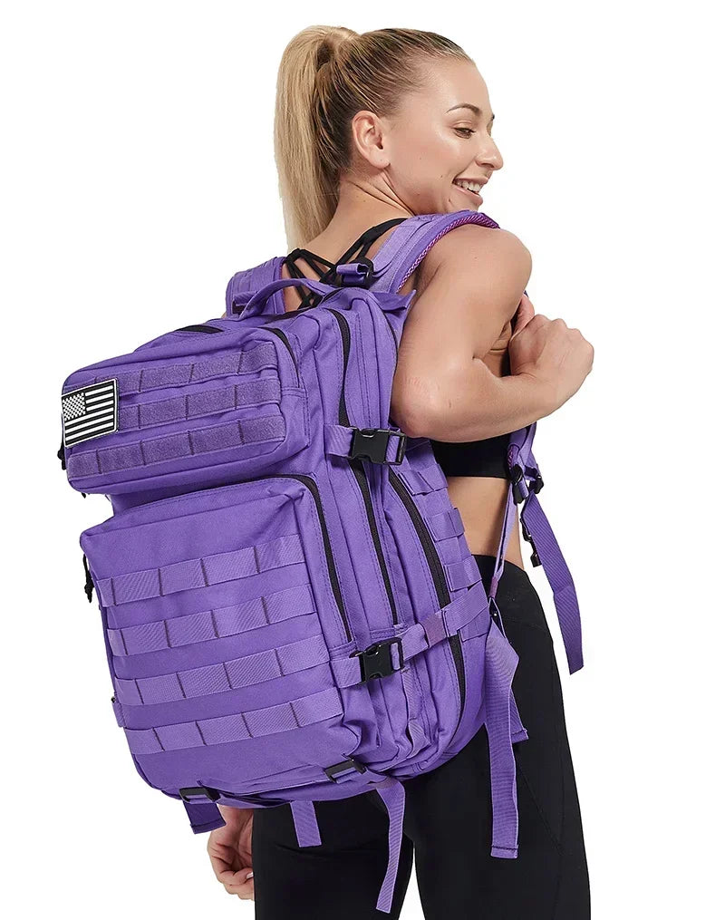 45L Tactical Backpack Large Capacity Outdoor Rucksack