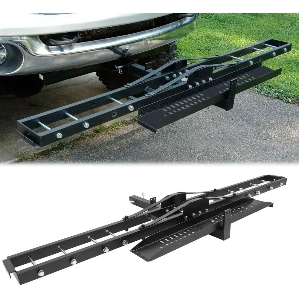 600lbs Steel Motorcycle Scooter Carrier Hitch Mount Rack