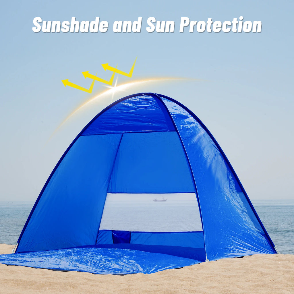 Pop-up beach tent