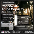 70000mAh Large Capacity Battery Rechargeable Lamp
