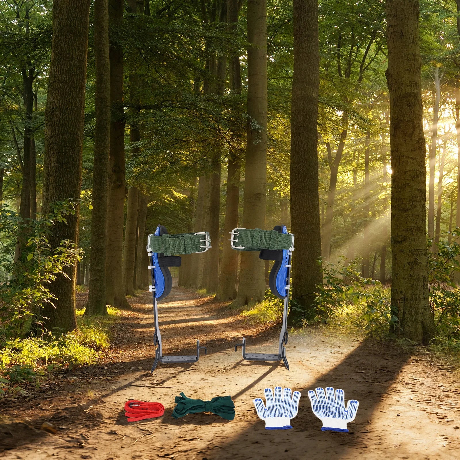 Tree Climbing Spike Kit, Portable