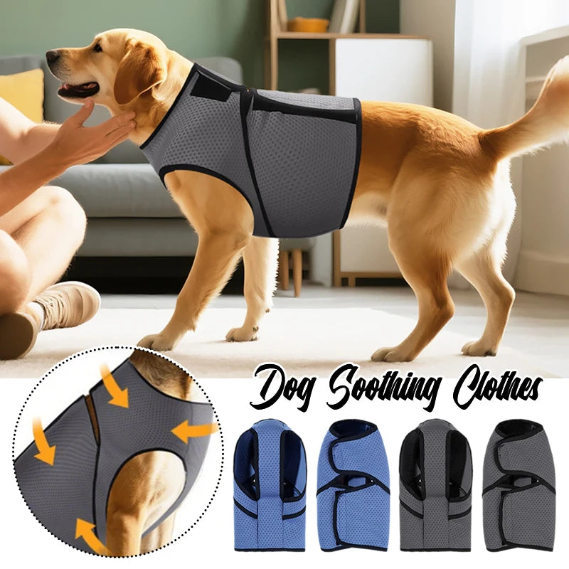 Dog Calming Vest Mesh Anxiety Relief Coat