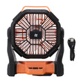 Portable Outdoor Tent Fan with LED Lantern