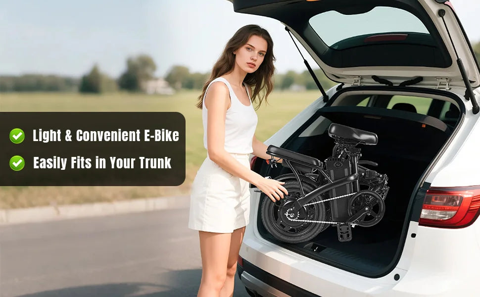 14inch folding Electric Bike Multi -Shock Absorption E-Bike