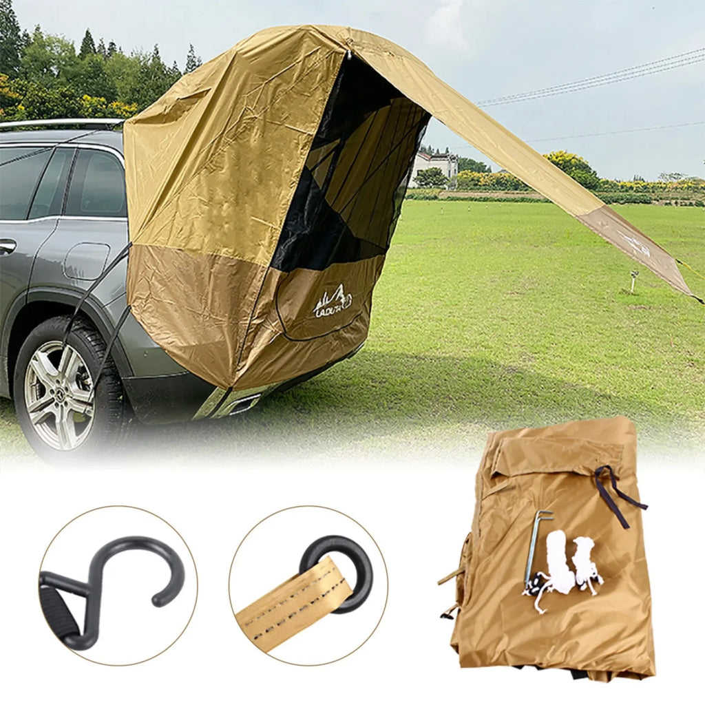 Manual Operation SUV Tailgate Shade Awning Tent