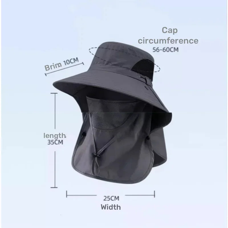 Summer Sun Hats UV Protection Outdoor Hunting Fishing