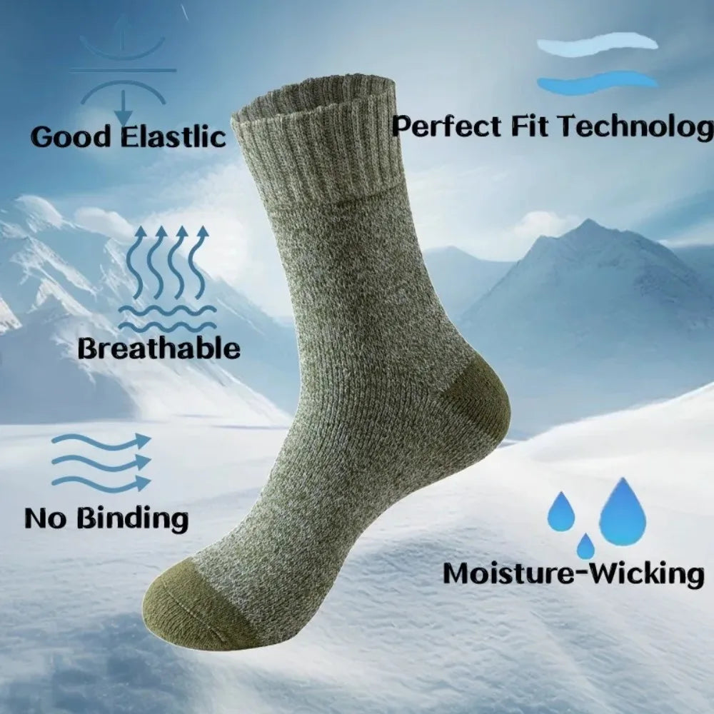 5 Pairs Merino Wool Socks For Men
