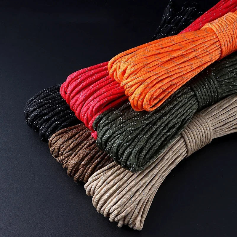 Reflective Paracord 550 Military 7 Strand Rope