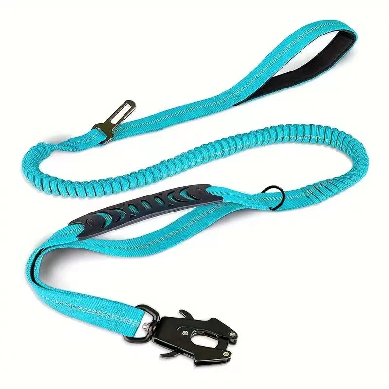 Reflective Shock Absorbing Pet Leashes Car Seatbelt