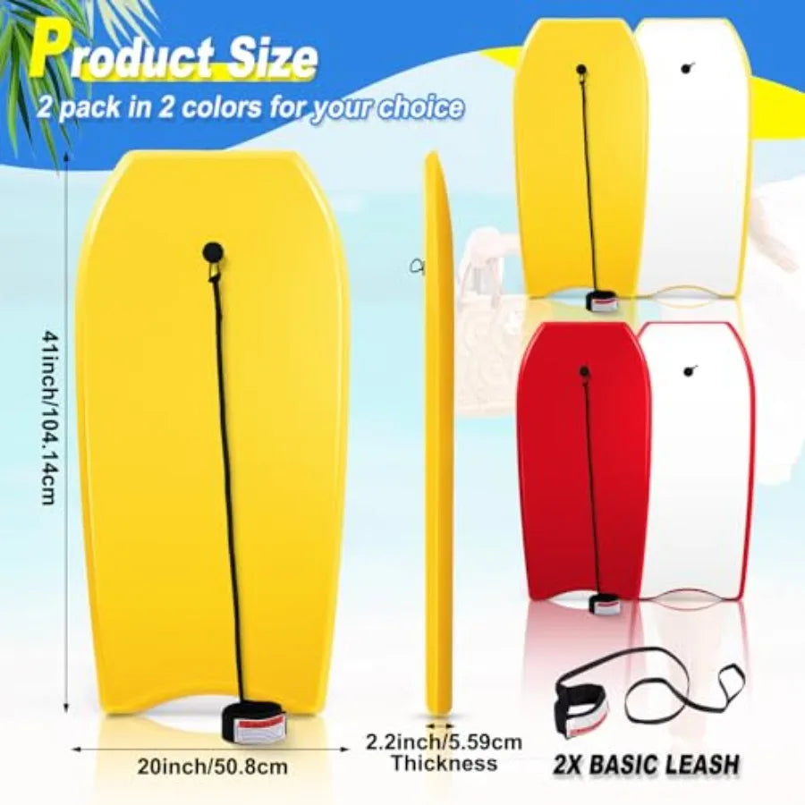 2 Pack Bodyboard for Beach