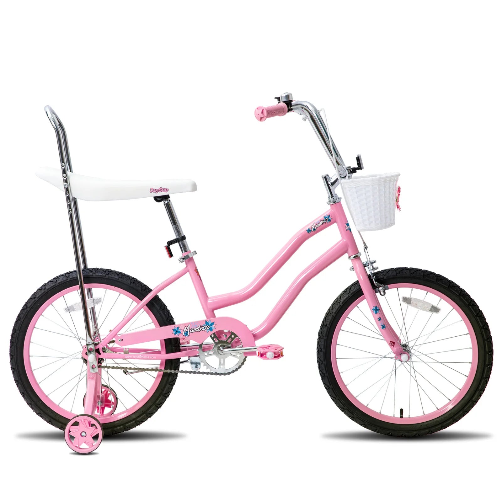 20 Inch Girls Bike with Training Wheels