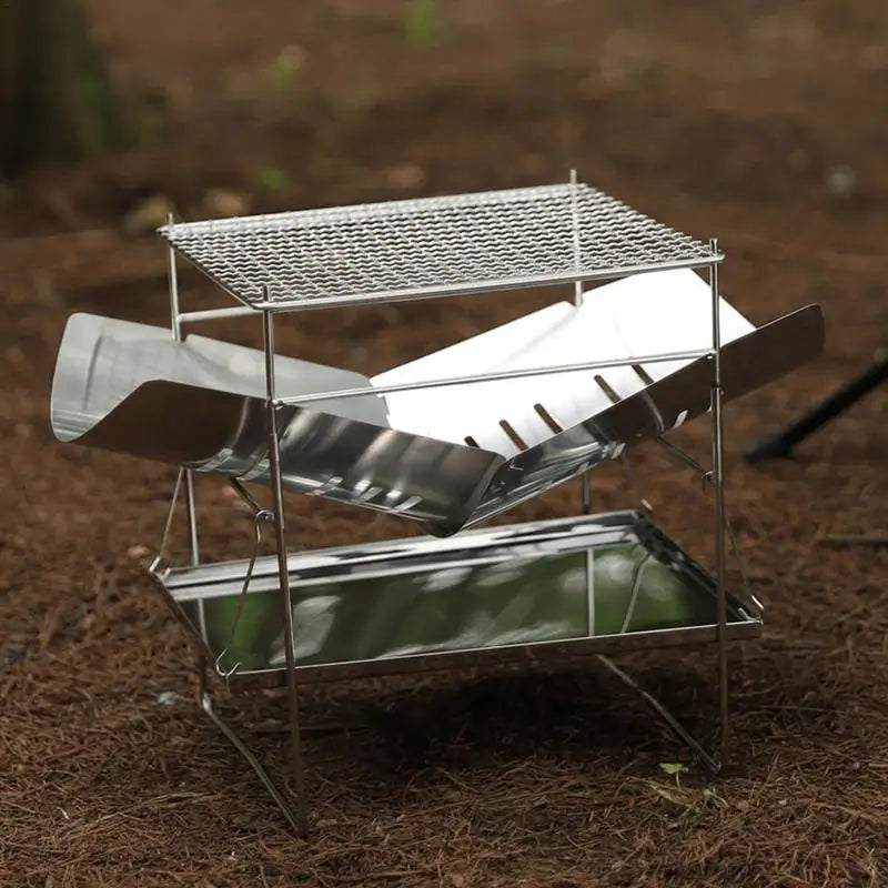 Camping Folding Campfire Grill