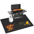 70 x 48 in Grill Mats for Outdoor Grill Compatible with stone 28in and 36in Griddle, Fireproof Griddle Mats for Grilling to Pro