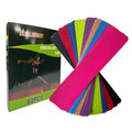 80pcs Sports Tape Cotton Elastic Precut kinesiology Tape for Support Athletic Tape for Muscle Strain Relief Adhesive Sport Strap