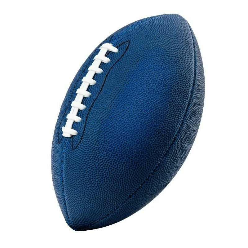 Sports PeeWee Footballs - Extra Grip 1000 - Blue - 1 Deflated Ball w/ Pump