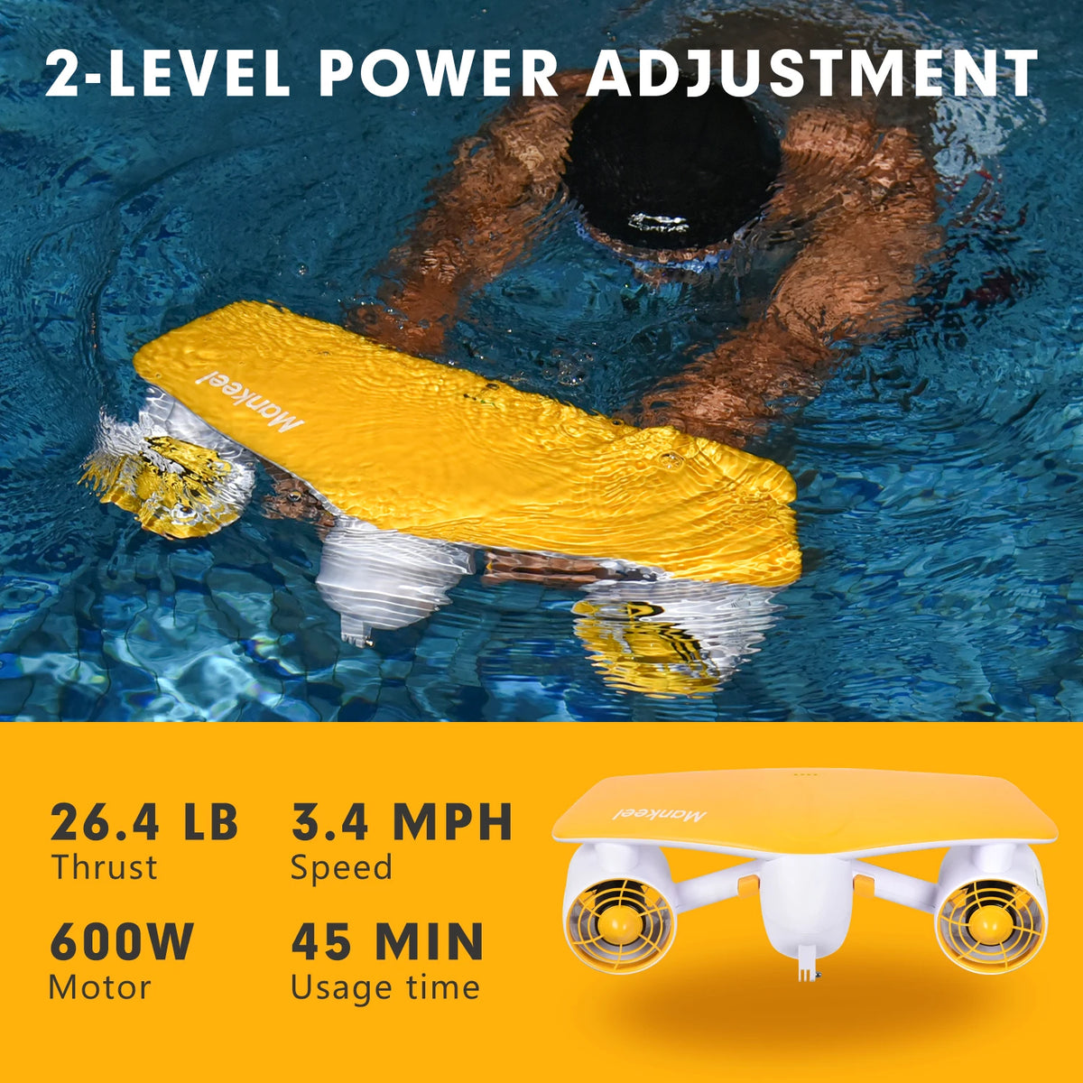 Underwater Diving Scooter Waterproof Electric Scooter 50M Depth