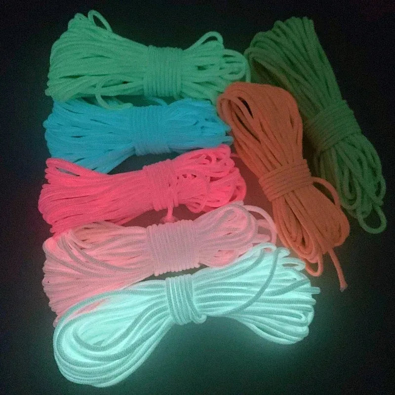 Luminous Rope 9 Strands 4mm Paracord Nylon