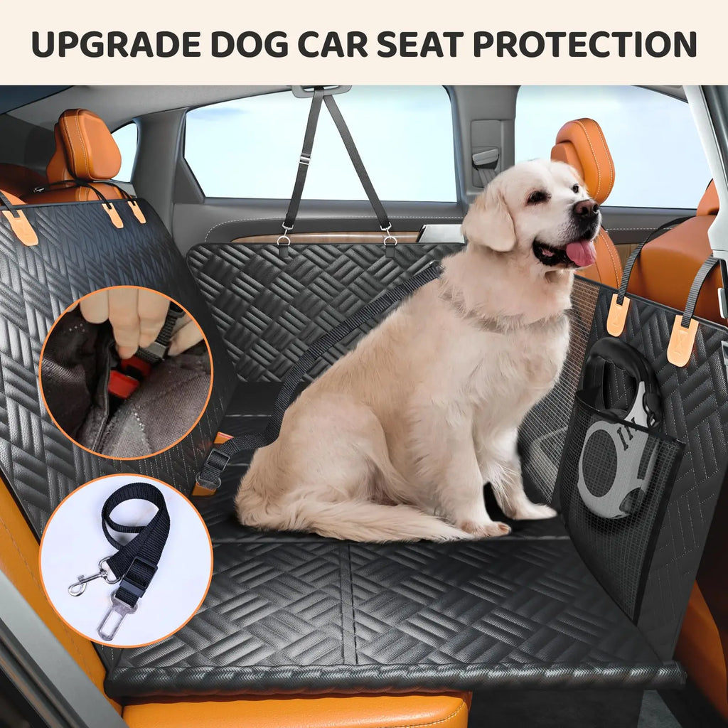 Dog Seat Cover Hard Bottom Rear Extender