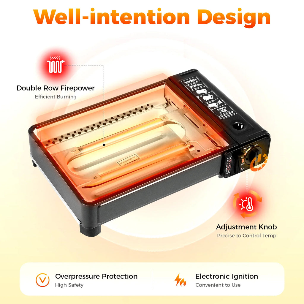 Portable Camping Grill Gas Stove Butane