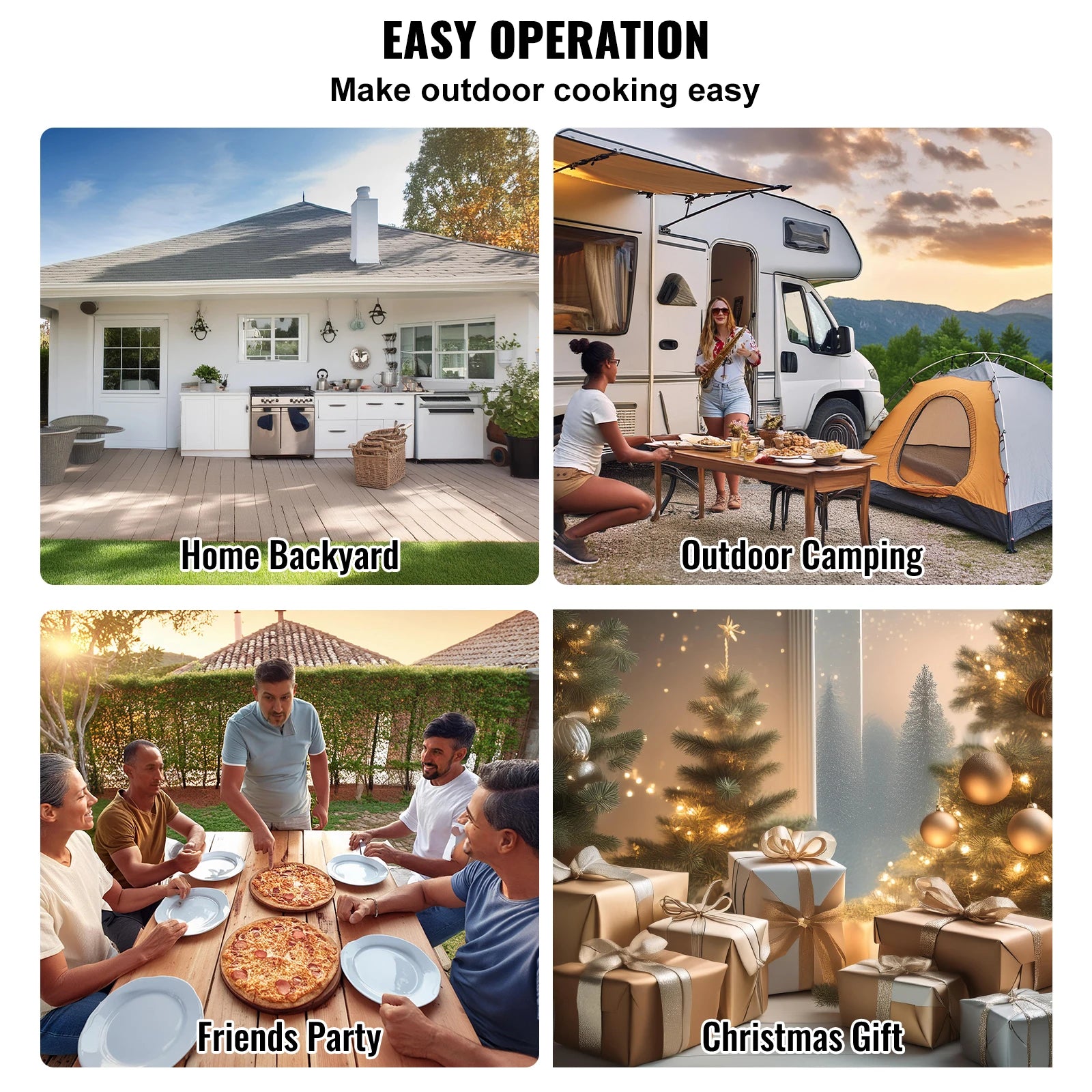 Outdoor Oven 12-inch Pizza Oven Includes Pizza Stone