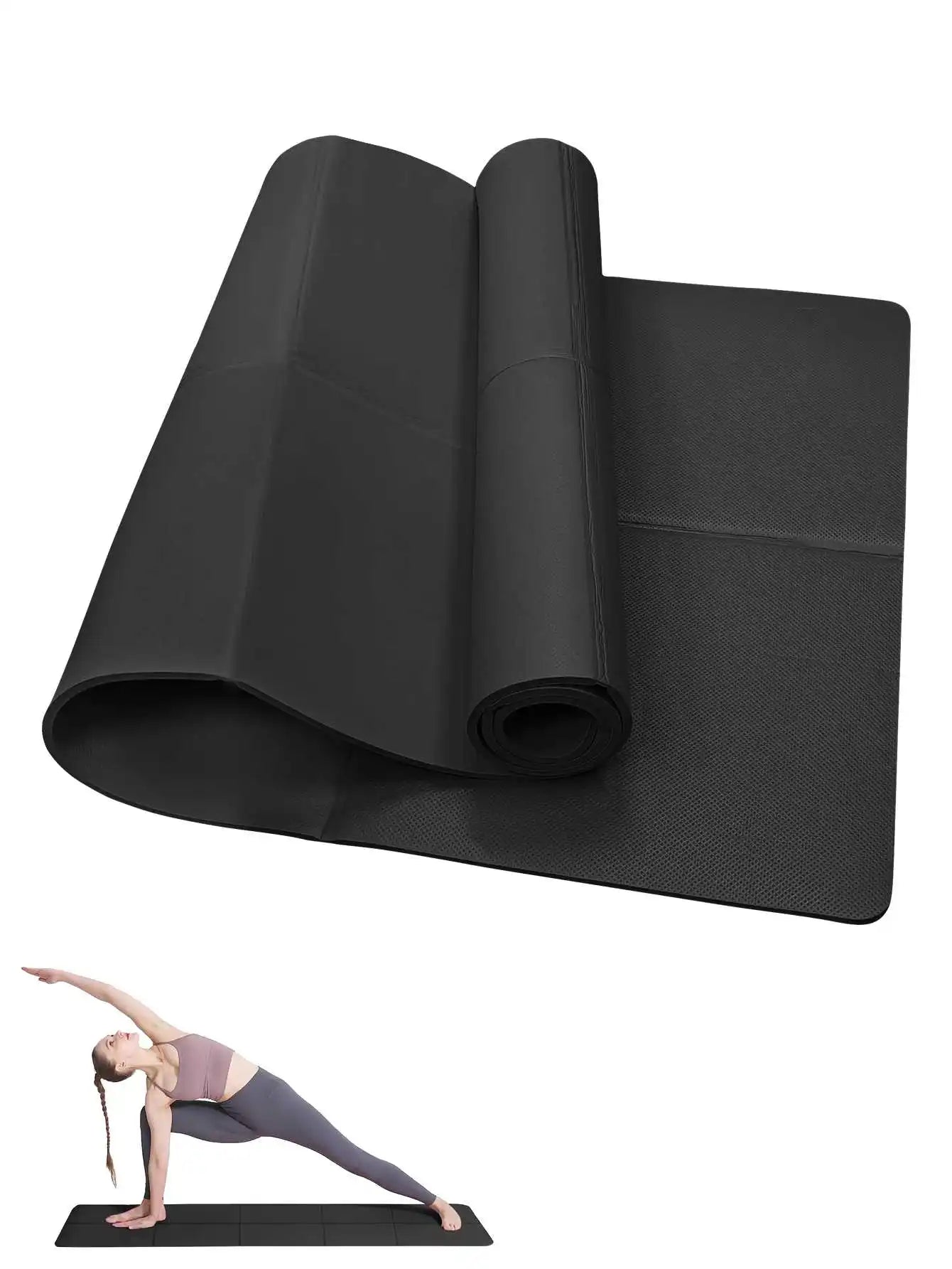 Non Slip Yoga Pad Travel Fitness Exercise