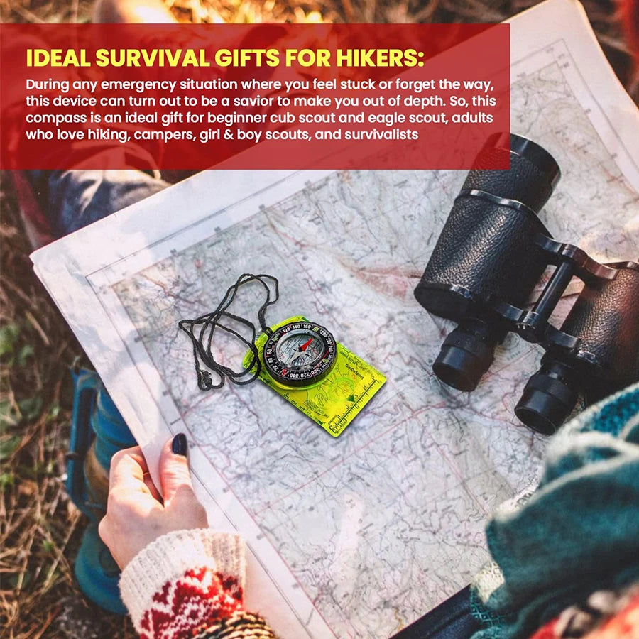 Professional Waterproof Camping Compass