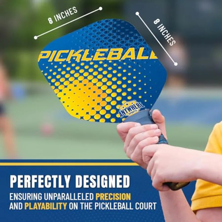 Pickleball Set with Net Paddles and Balls