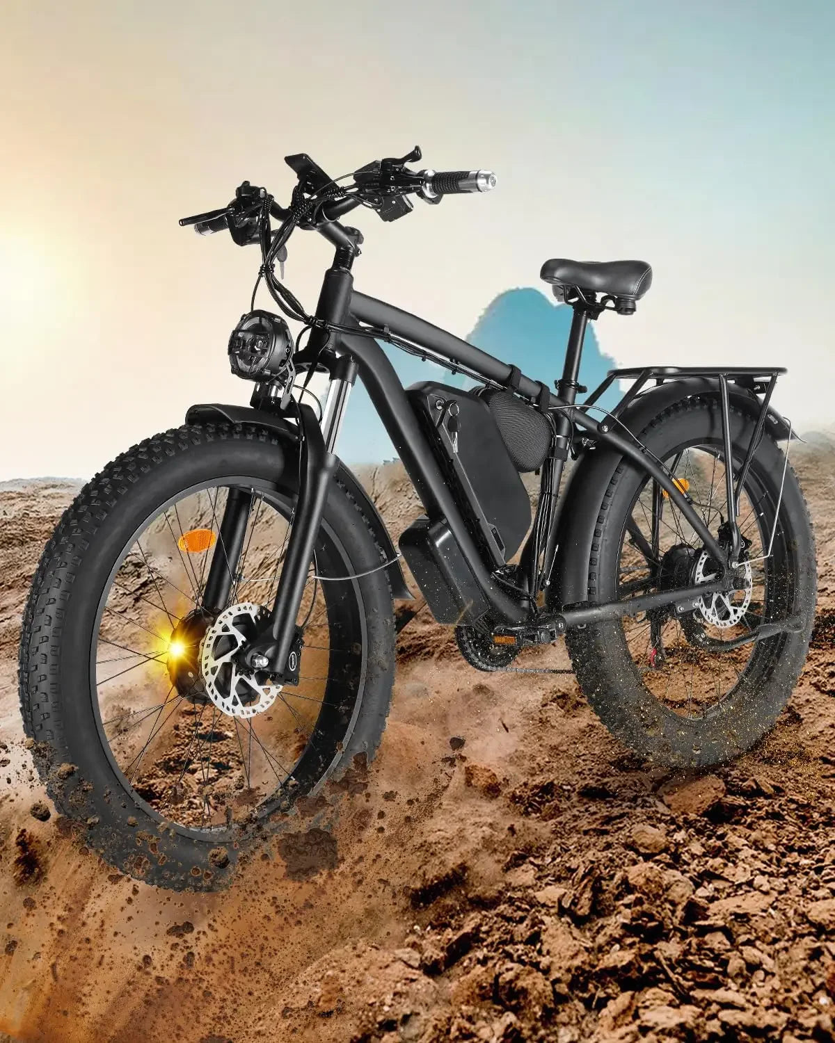 Electric Bicycle new B1 2000W Dual Motor 48v 22.4ah battery adult 26 inch tire All terrain Hydraulic brake multi-function E-bike