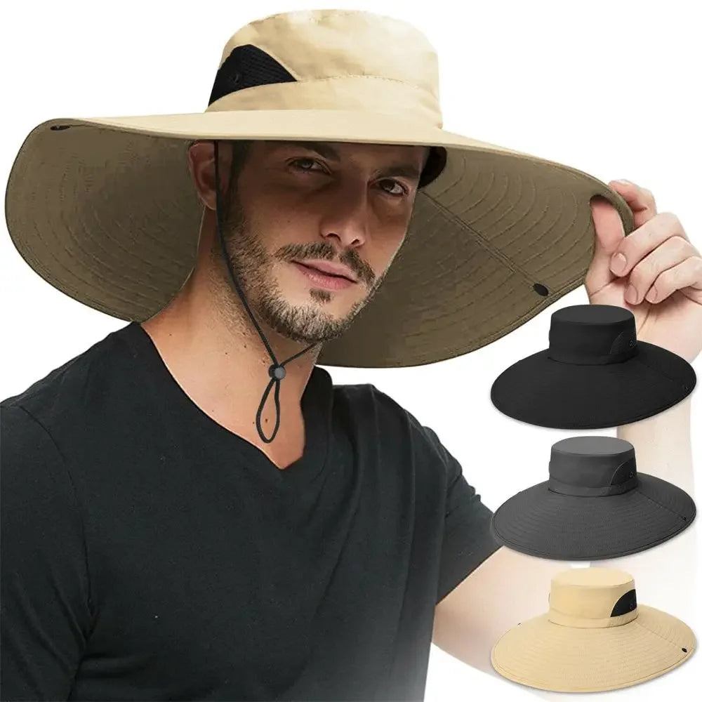 Wide Visor Brim  UV Sun Protection Breathable