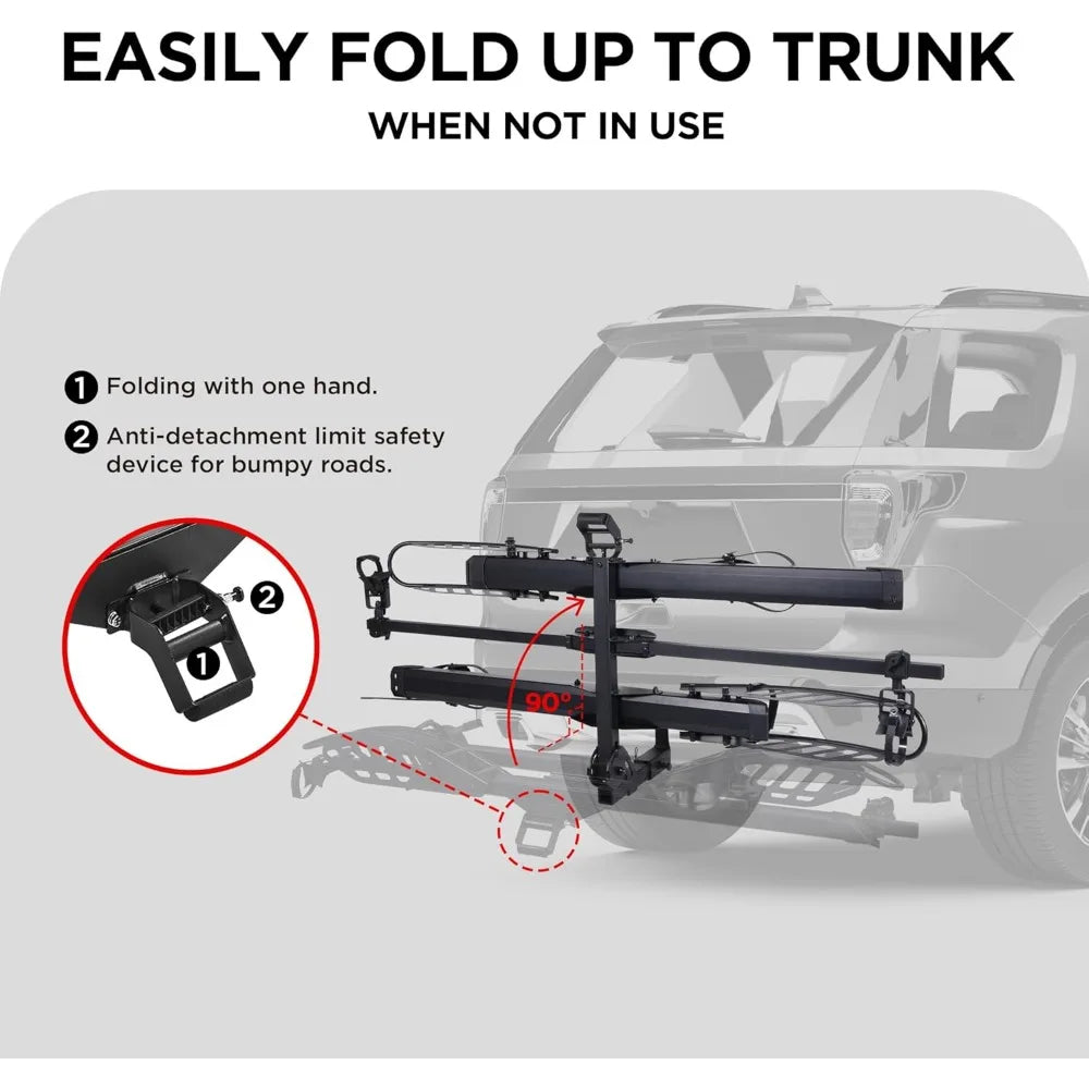 E-Bike Rack with Ramp Hitch Bike Rack