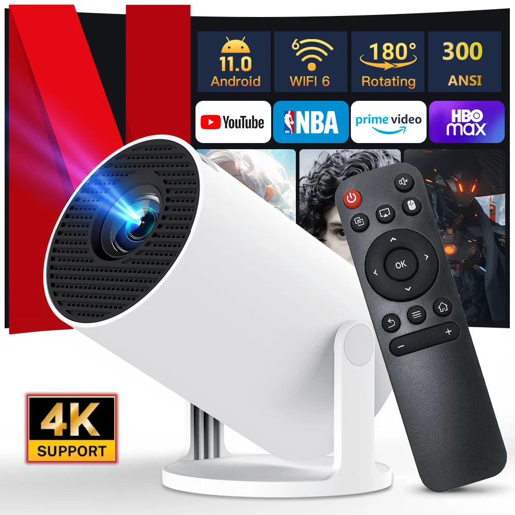 LynCast Projector HY300 Pro+ 4K Android 11 Dual Wifi6