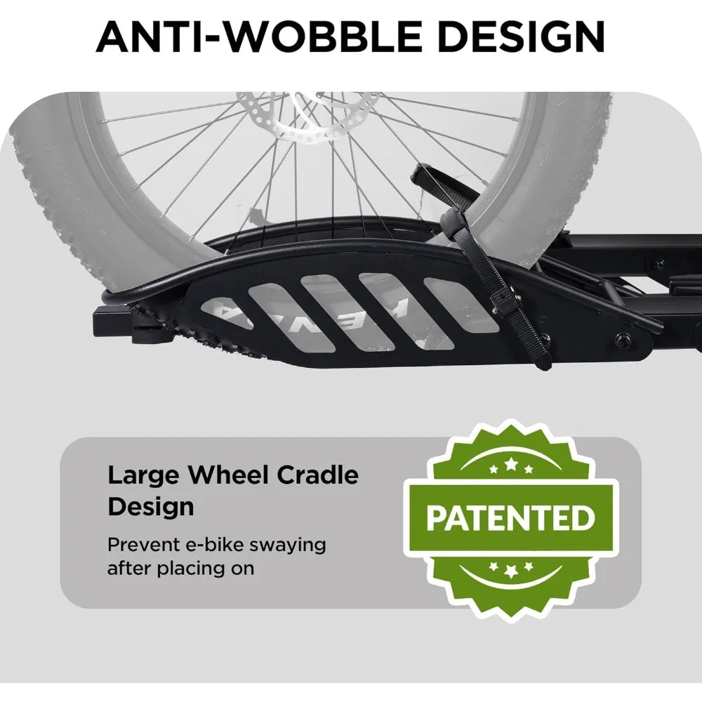 E-Bike Rack with Ramp Hitch Bike Rack