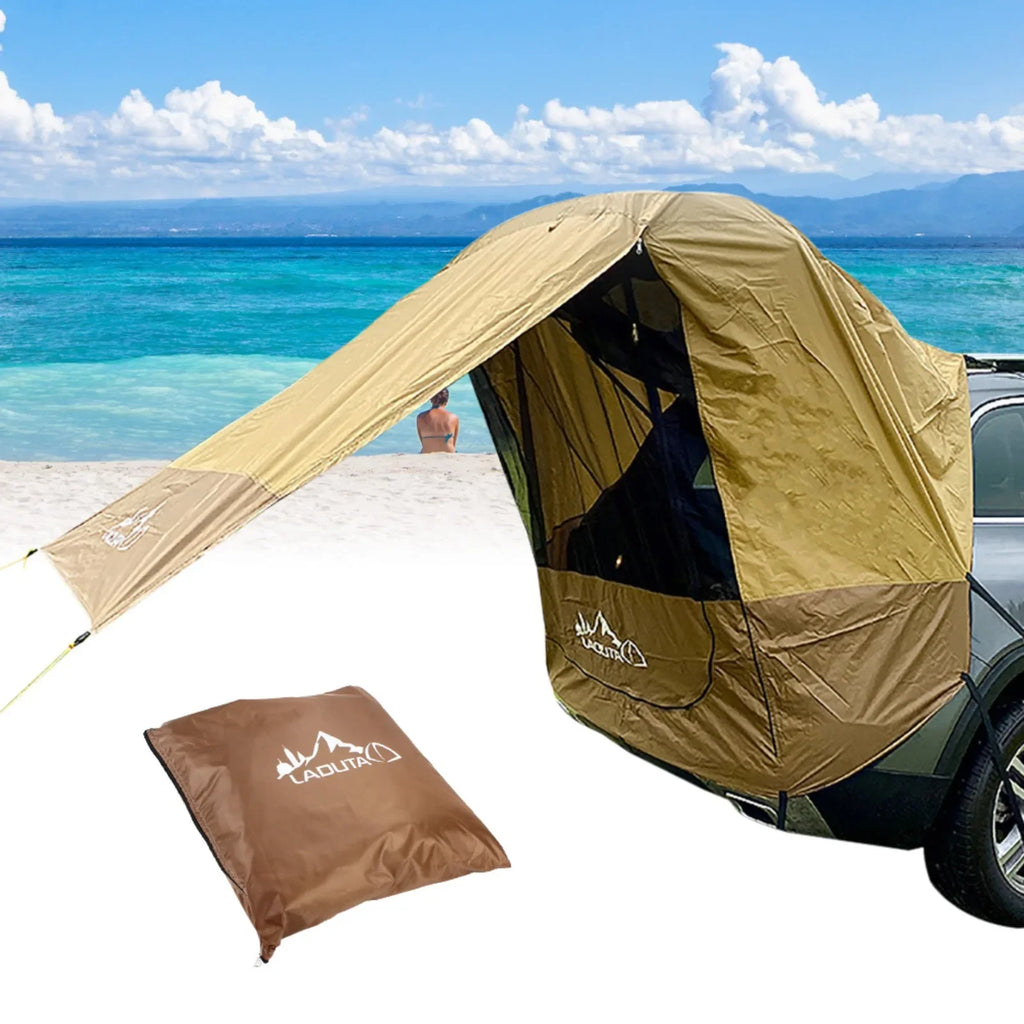 Manual Operation SUV Tailgate Shade Awning Tent