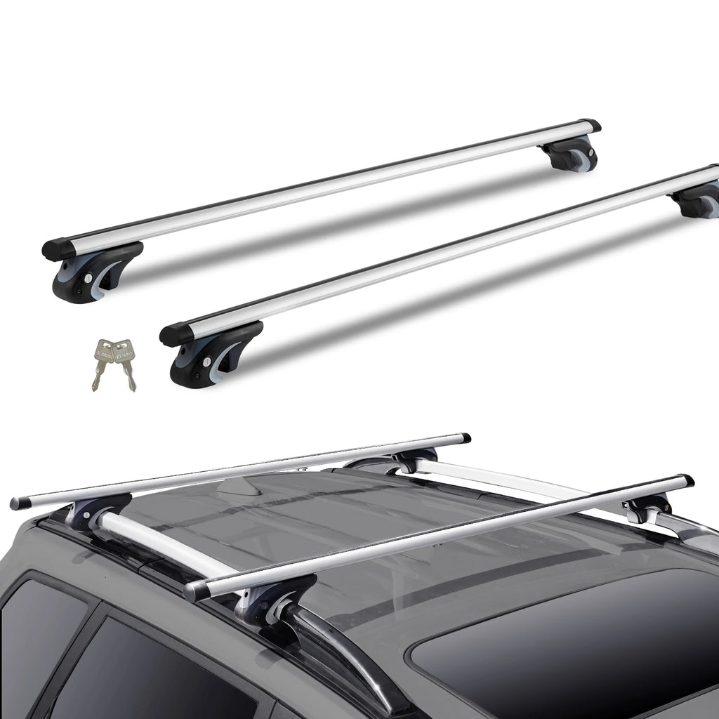 Roof Rail Crossbar Baggage Luggage Carrier 200LBS
