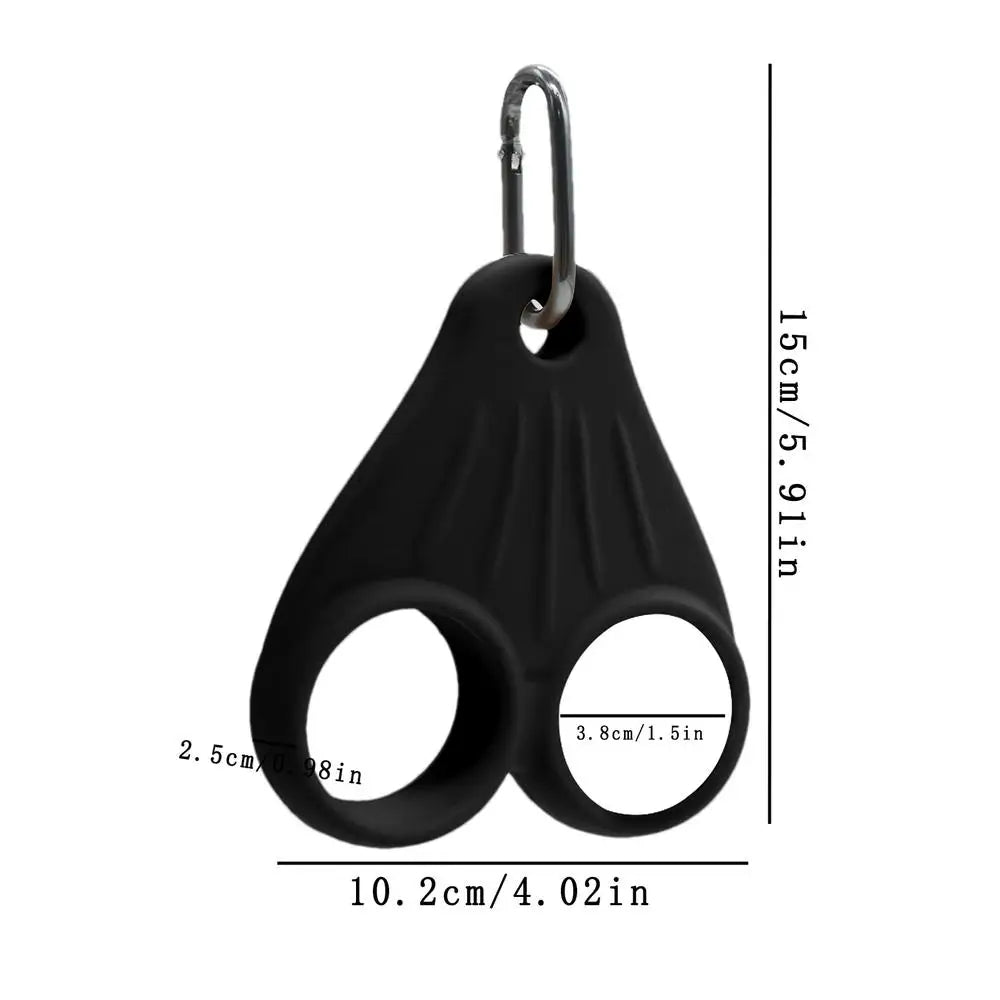 Golf Ball Holder Silicone Golf Ball Storage Pouch with Metal Clip Sports Accessory for Golfers Men Women Easy Attachment to Bag