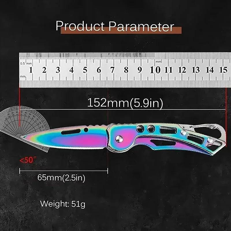Pocket Knife Stainless Steel  Hunting Camping Fishing